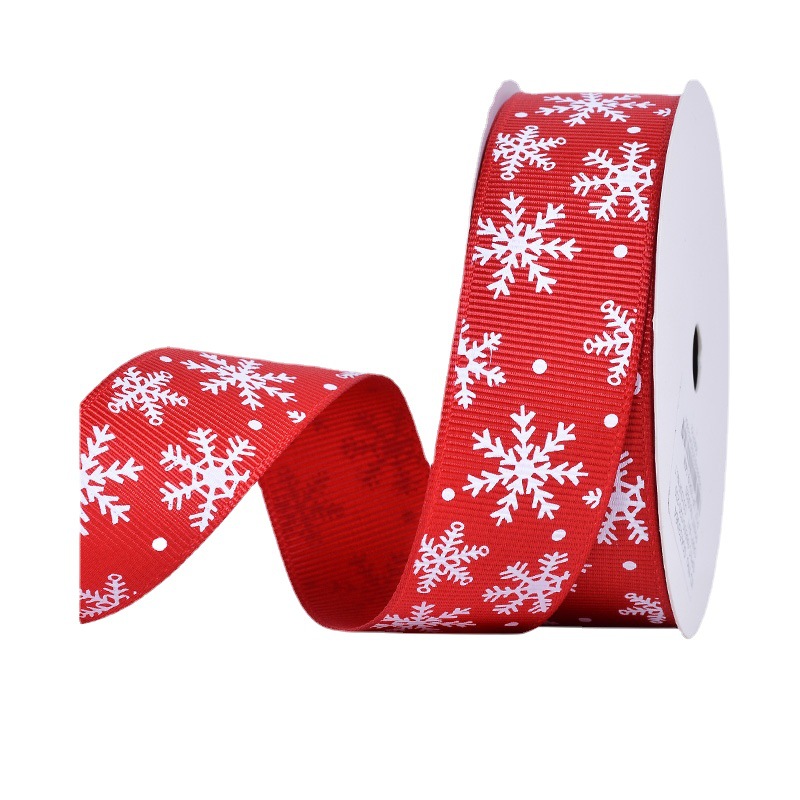 Cinta decorativa para envolver regalos de Navidad YAMA, caja de regalo atada con la cinta roja y rosa navideña de Yao Ming.