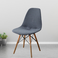 伊姆斯椅子套彈力全包圓弧形餐椅套通用家用四季異形連體凳子套罩