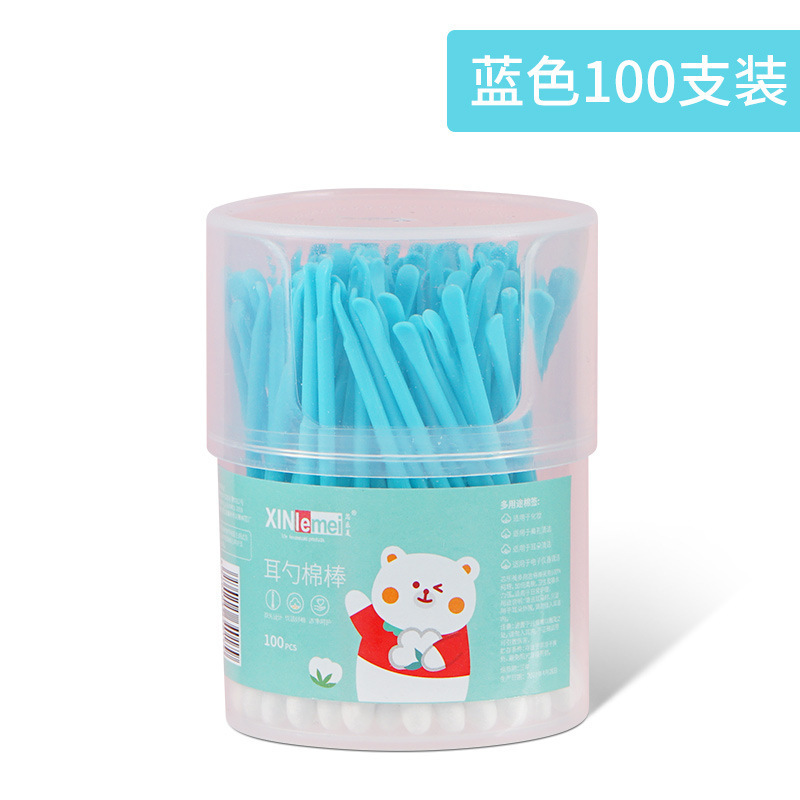 耳かきスプーン綿棒二合一家庭用児童清潔双用耳かき棒耳かき棒耳かき神器美容化粧|undefined