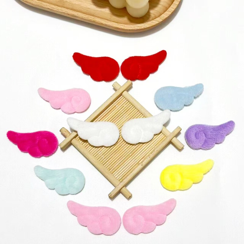 Ultrasonic Embossed Double-Sided Plush Small Angel Wings DIY Jewelry Accessories Cake Card Decoration Materials Ultrasonic Embossed Double-Sided Plush Small Angel Wings DIY Jewelry Accessories Cake Card Decoration Materials