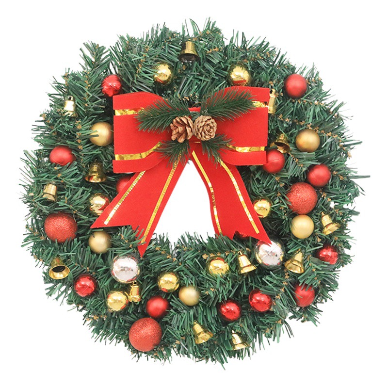 Corona navideña 30/40/50 cm Decoraciones navideñas Atrezo para escaparates Expositor navideño para centros comerciales Guirnalda navideña