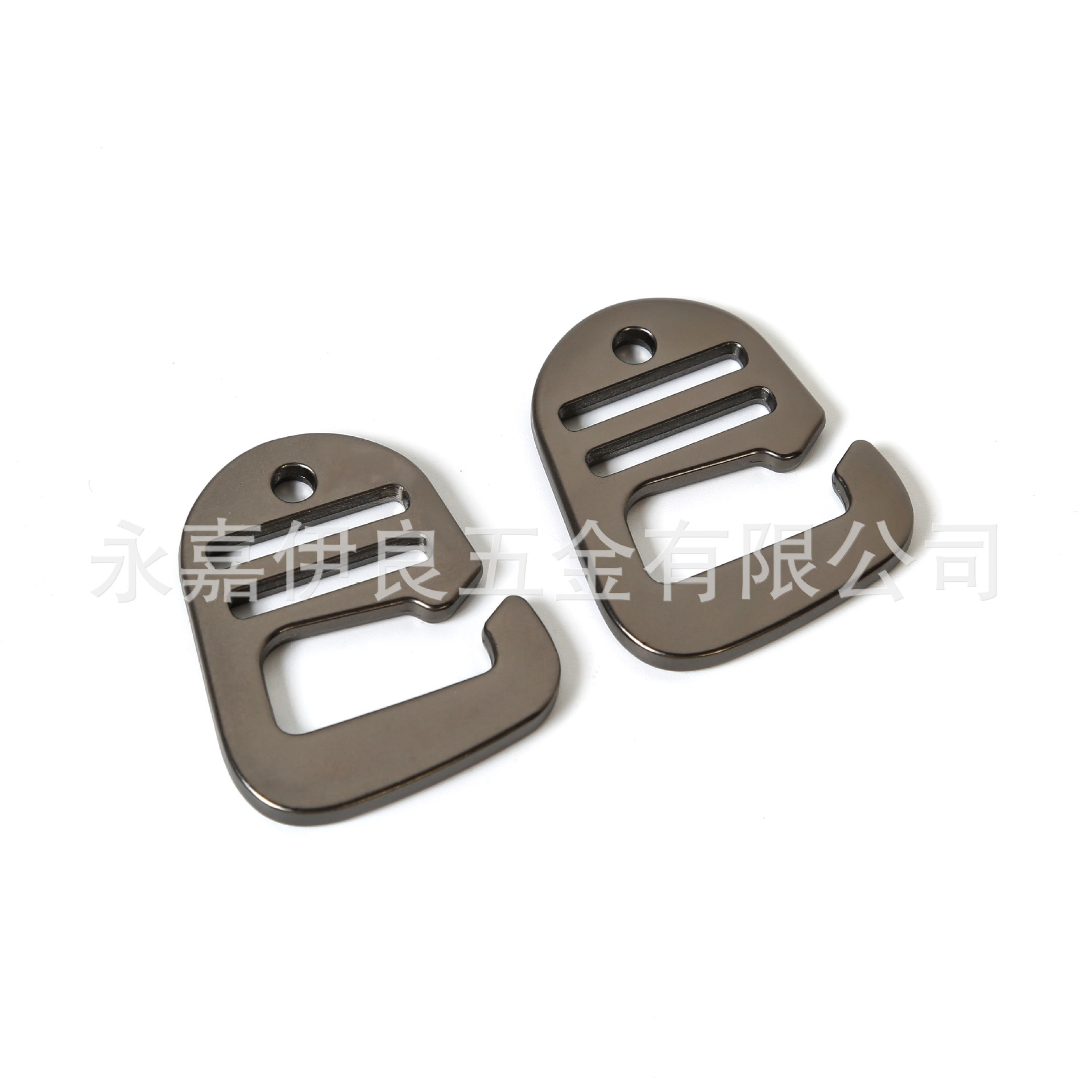 Cinturón elástico de aleación de zinc en stock, gancho de nueve caracteres, mochila, accesorios de hebilla de nueve caracteres, colgantes de maletas, ajuste de gancho de hebilla