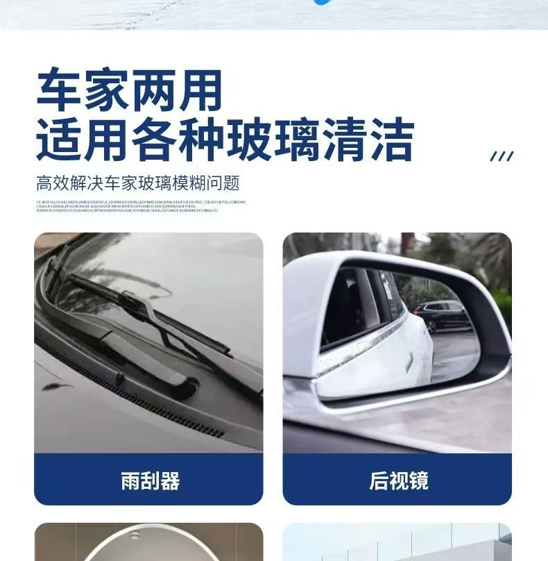 Winter Antifreeze Glass Cleaner, Suitable for All Seasons, Can Withstand Temperatures as Low as -40 Degrees, Whole Box, Car Decontamination, Northern Region Oil Film Remover, Insect Glue Remover