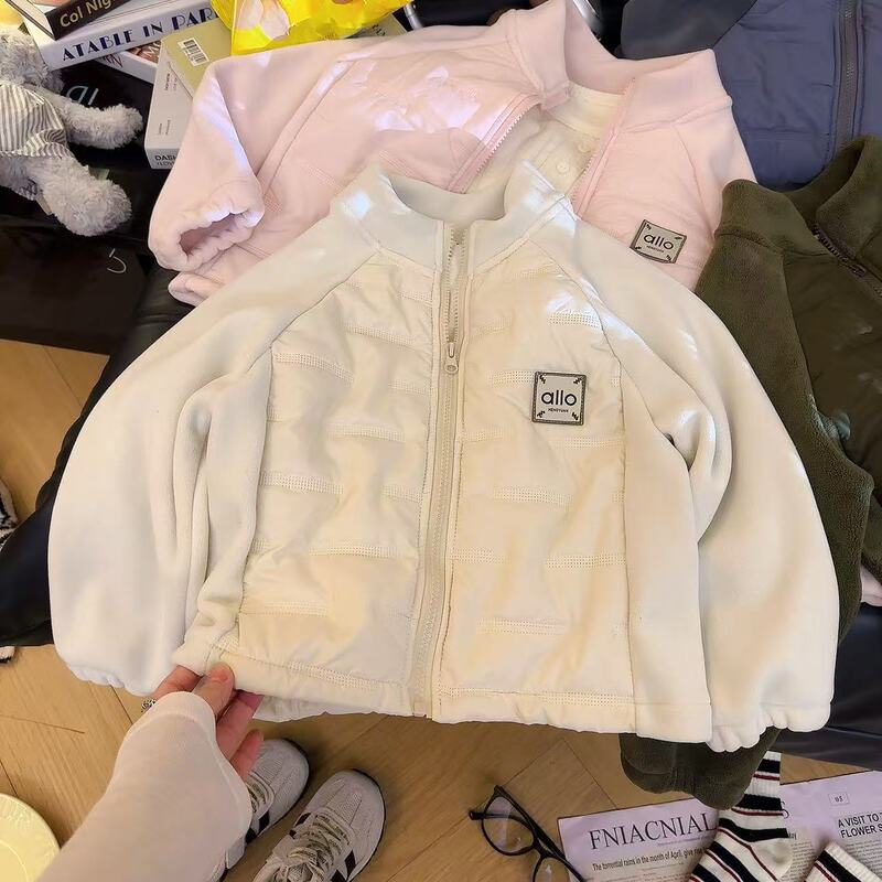 儿童夹棉加厚外套女童保暖棉衣秋冬装宝宝防风奥粒绒棉袄保暖上衣|undefined