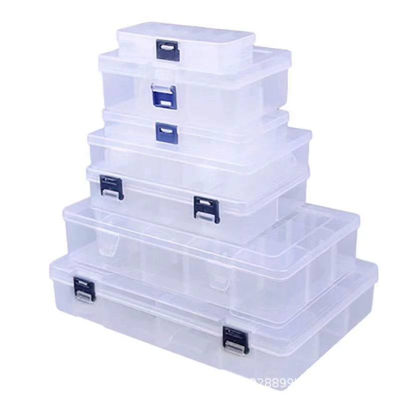 Storage box, small storage system, earrings, transparent plastic accessory