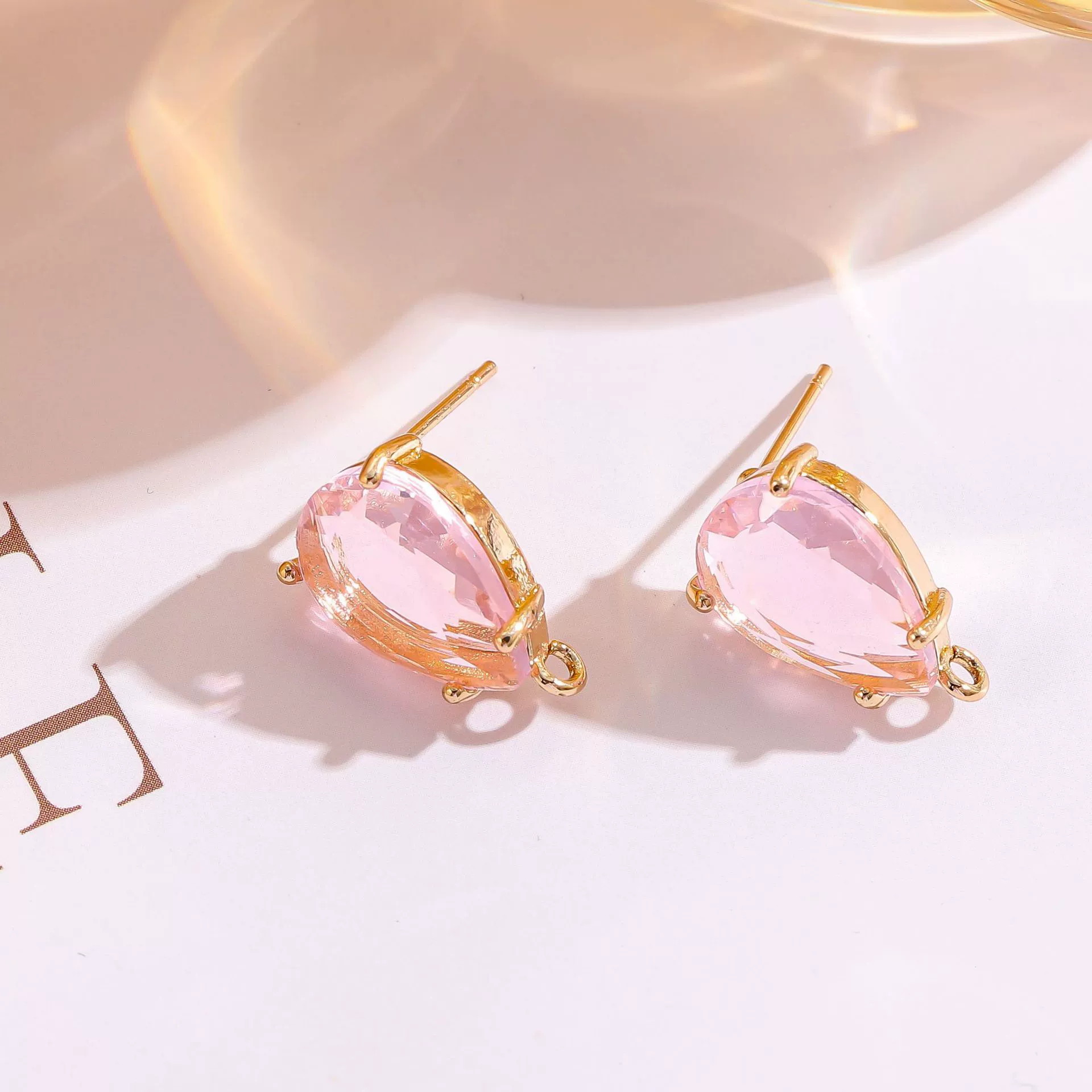 Серьги, аксессуар, медные аксессуары, цирконий, модный кулон, образец 925 пробы
