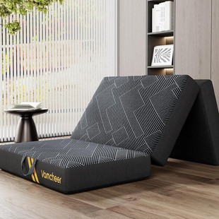 Cross-Border Customized Class a Household 2025 Travel Memory Foam Foldableable Washable Mattress for Portable Travel