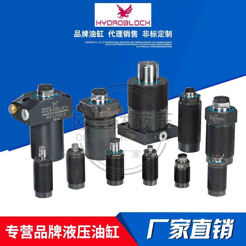 意大利Hydroblock 夹具模具油缸CT/BS推拉缸 CF/CR油压支撑缸 IFA