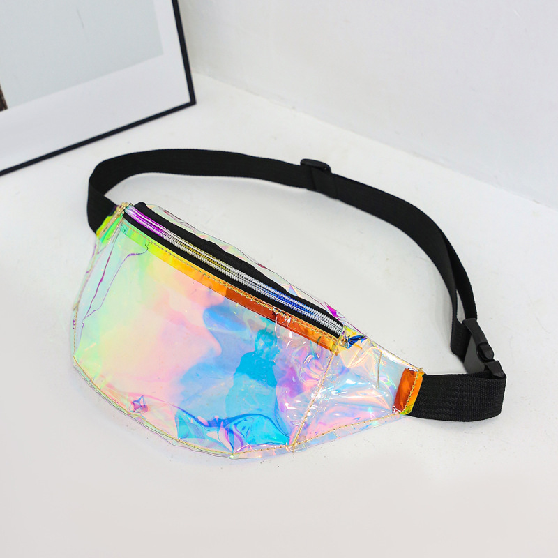 2023 New Fashion TPU Magic Color Laser Women's Waist Bag Transparent Waist Bag Shoulder Crossbody Bag Waterproof 2023 New Fashion TPU Magic Color Laser Women's Waist Bag Transparent Waist Bag Shoulder Crossbody Bag Waterproof