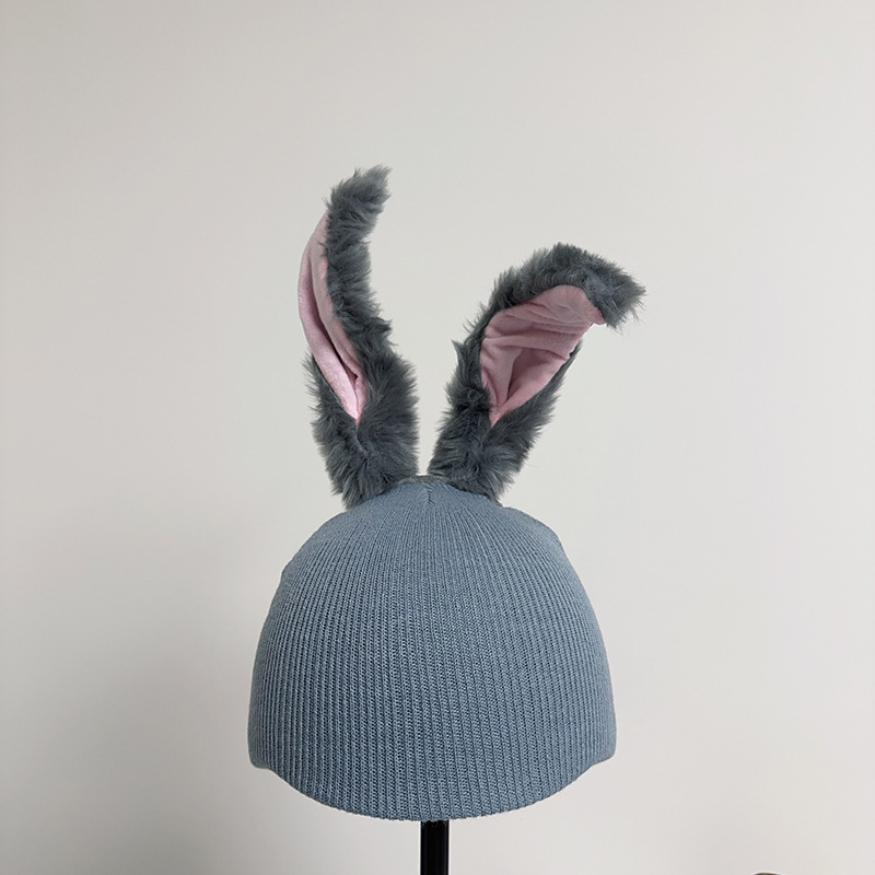 Cubierta de casco de esquí de dibujos animados lindo personalidad cálida placa única cubierta de casco de doble placa bicicleta muñeca cubierta decorativa a prueba de viento