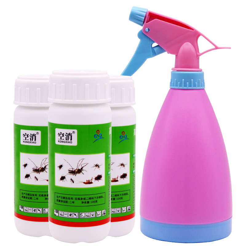 3 bottles +500ml watering can