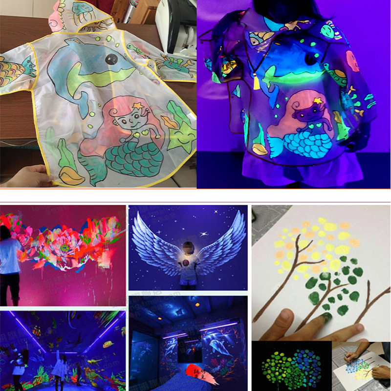 3ml pigmento acrílico luminoso DIY pintura luminosa fluorescente a base de agua pintura de pared pintura a mano pintura de arte de graffiti líquido fluorescente