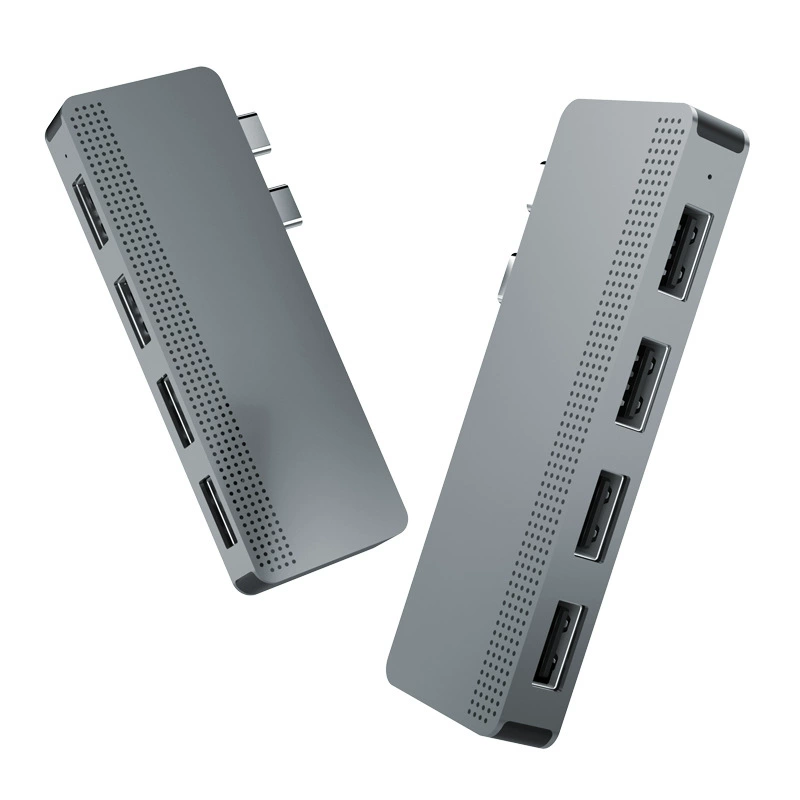 Заводская партия для MacBook Landwing Wuxu, двусторонний Type-C на USB3.0 разветвитель-хаб, кастомизация