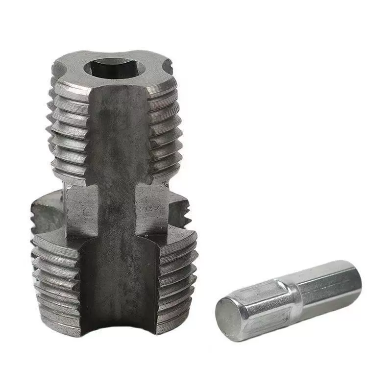 Двухголовый шланг для внутреннего отверстия для открывания проволоки 46 шланг для электрической дрели PPRPPE шланг универсальный домашний инструмент для открывания проволоки