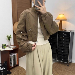 棒球服外套女2025秋季新款宽松百搭设计感开衫小个子洋气上衣夹克