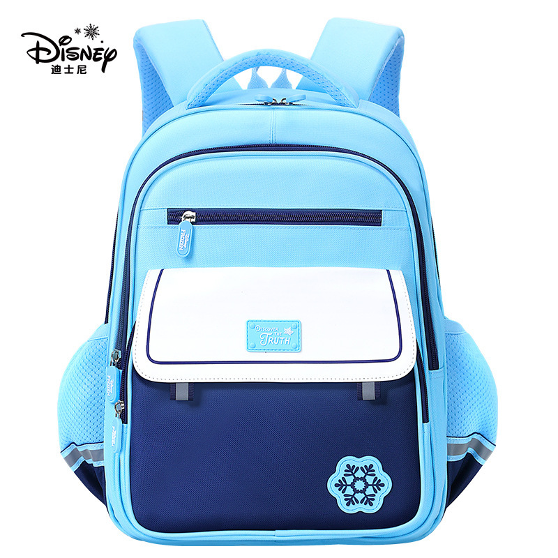 Disney Primary School Student Schoolbag Preppy Style 1 to 6 Grade Spine Protection and Burden Reduction Schoolbag Large Capacity Ultra-Light Backpack