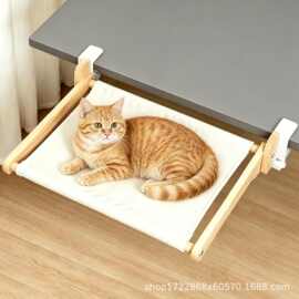 悬挂式木质猫咪爬架客厅壁挂式实木猫爬架猫咪楼梯猫跳台玩具猫窝