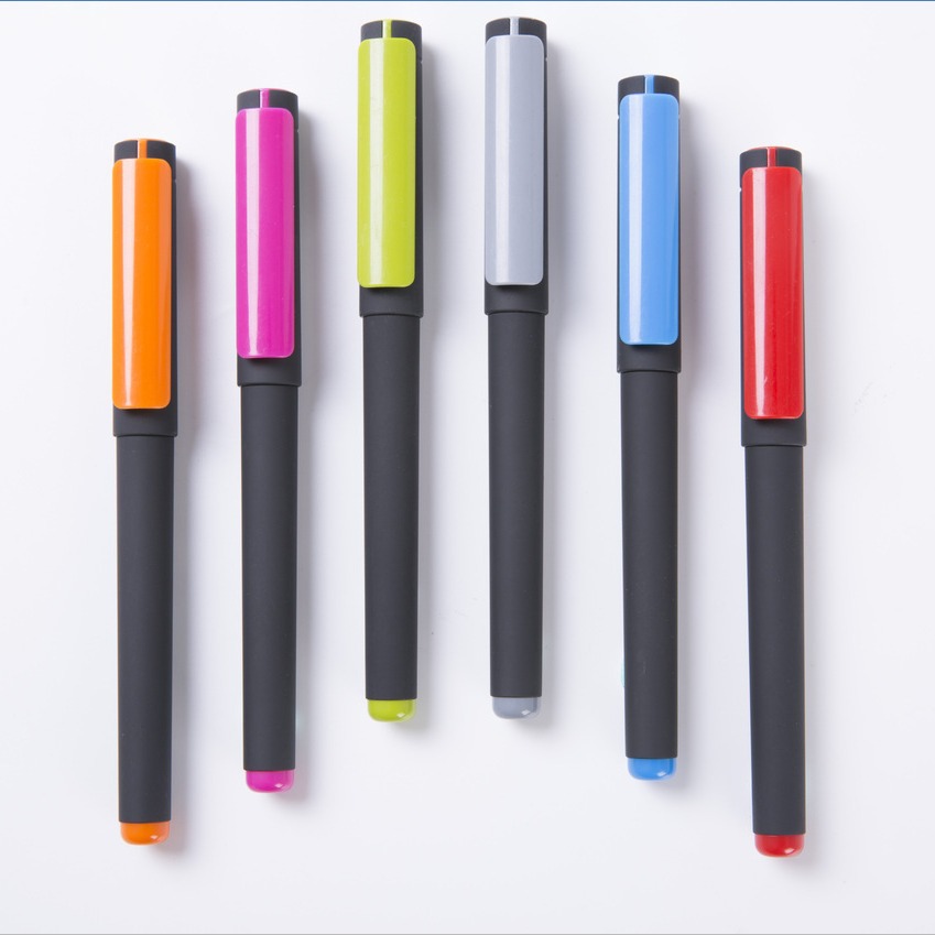 Nuevo bolígrafo publicitario personalizado LOGO bolígrafo de agua de carbono bolígrafo neutro personalizado bolígrafo de código QR bolígrafo de firma de agua