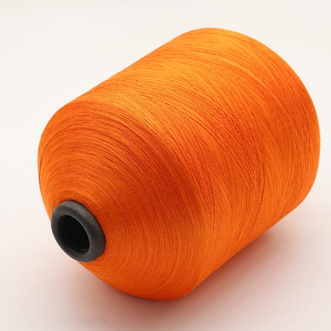 杰诚 2/50S高捻包芯纱 抗起球72%粘胶28%PBT针织毛线可定染批发