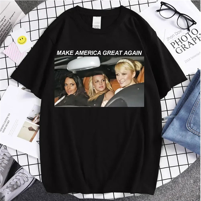 New Style t Shirt Britney Make America Great Again Tees Fashion