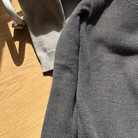 Round Neck Plus Fleece Sweater 78473