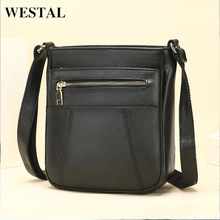 新款头层牛皮斜挎包通勤包 多隔层百搭妈妈包真皮女士单肩包