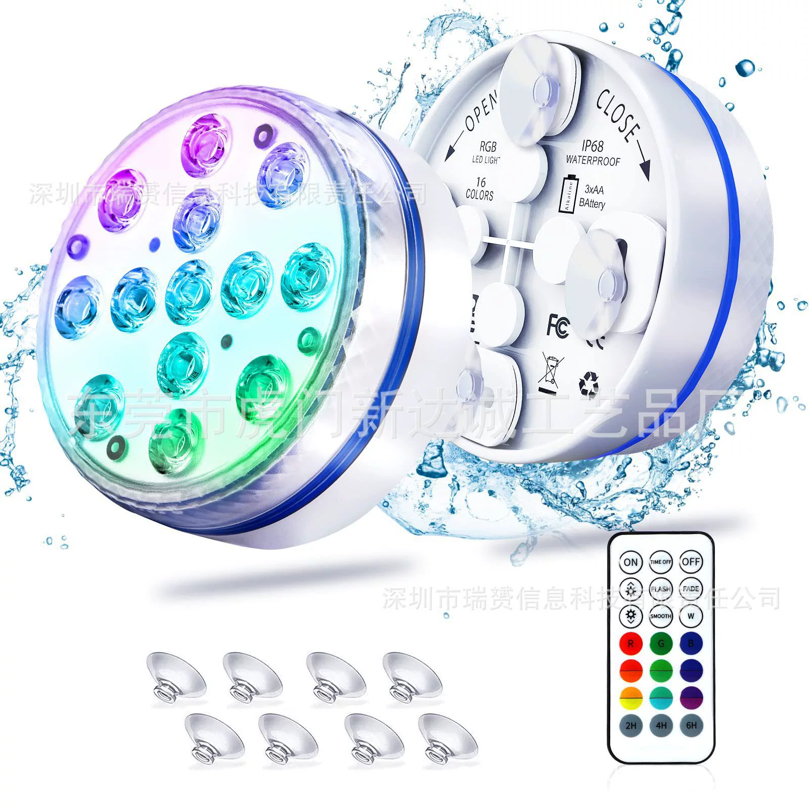 Submersible Led Pool Lights Подводная светодиодная лампа для бассейна на земле