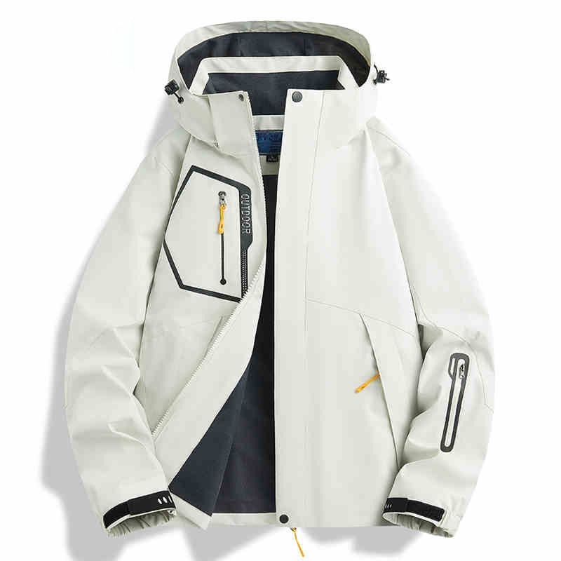 Camello HJCAMEL traje de asalto chaqueta hombre primavera nuevo impermeable a prueba de viento ropa de montaña chaqueta de moda de montar