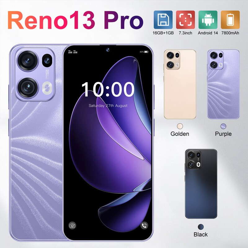 Cugo Cross-Border Mobile Phone Reno13 Pro 16 Million Pixels 1+16 Android 8.1 7.3 Cross-Border Smartphone