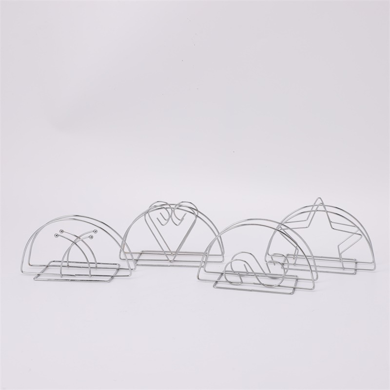 Carefully Selected Stainless Steel Vertical Paper Towel Holder for Hotels and Restaurants, Napkin Holder, Paper Towel Storage Rack, Semi-Circular Storage Rack