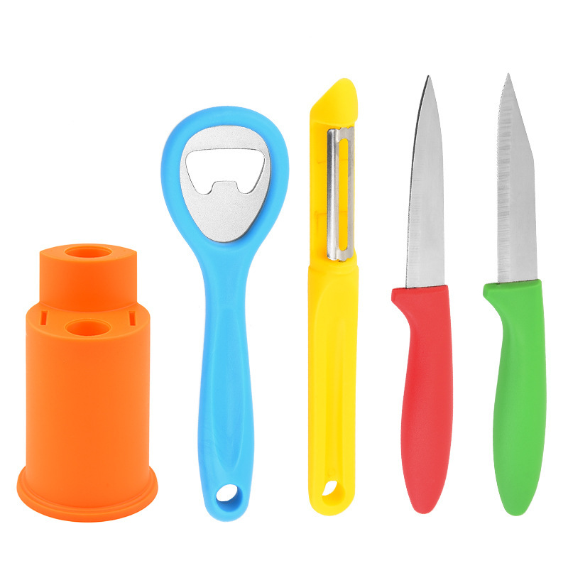 Juego de cuchillos multifunción de acero inoxidable para herramientas de cocina para el hogar