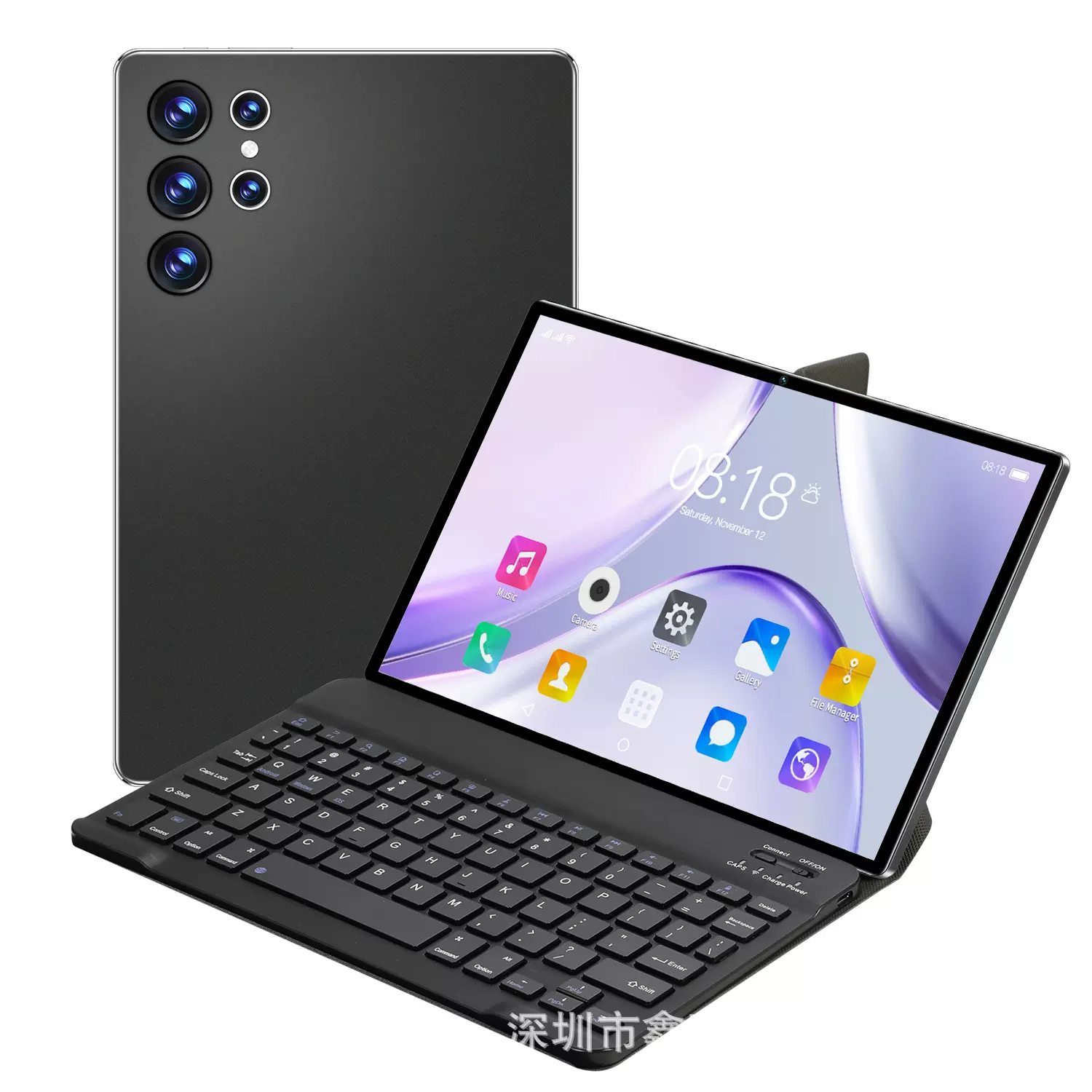 2023跨境10.1寸平板电脑全面屏安卓十核智能4G全网通源头厂家直销