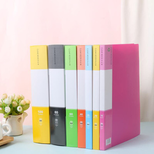 a4 folder information book storage box multi-layer transparent insert storage bag plastic contract classification book for office use