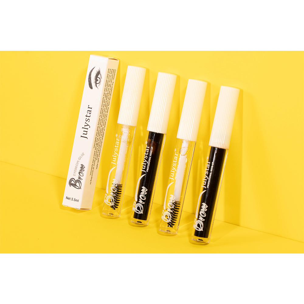 Julystar Eyebrow Gel is a water-resistant, non-smudging, natural and three-dimensional liquid that dries quickly undefined