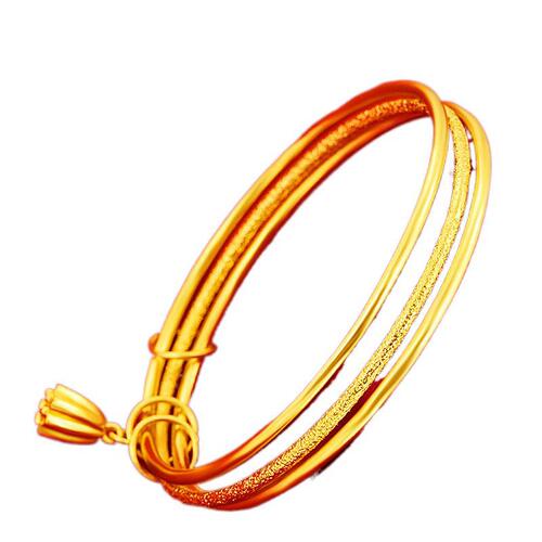 Gold store same style three lives three worlds bracelet for women Vietnam sand gold fine sand circle fashion versatile two worlds happy bracelet wholesale