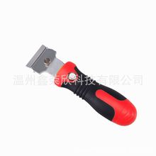 可伸缩刮刀刮污刀可替换碳钢刀片带刀片收纳塑料橡胶防滑手柄铲刀