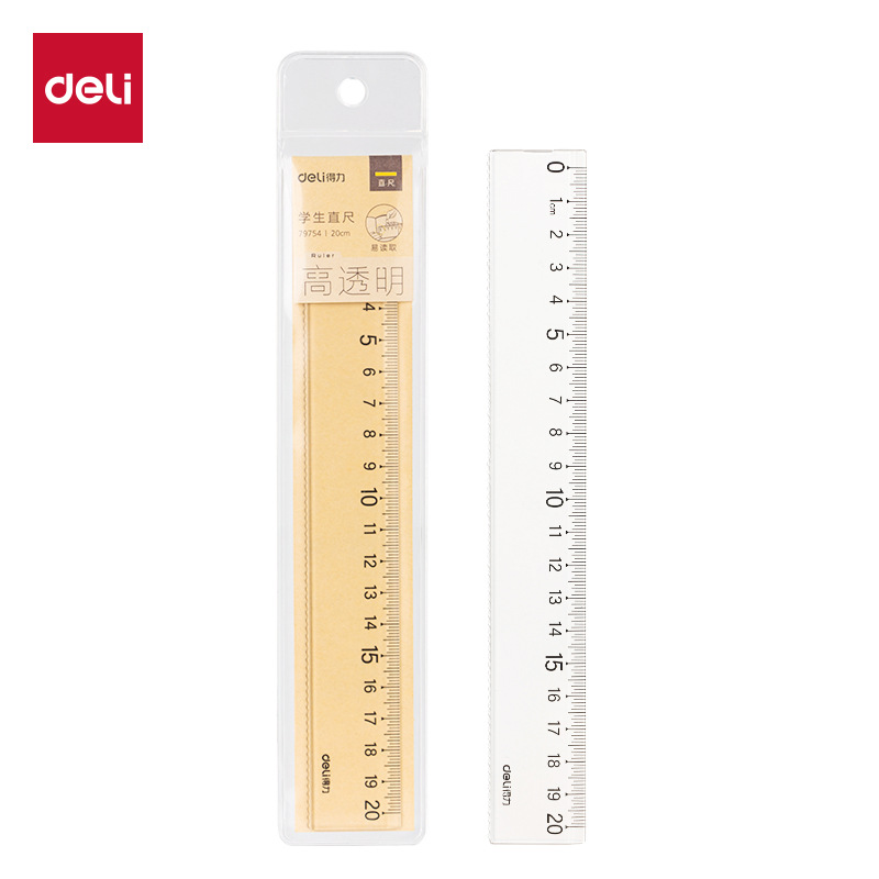 [Regla recta transparente de 20 cm de altura] 79754 regla recta de 20 cm para estudiantes de primaria para medir regla recta