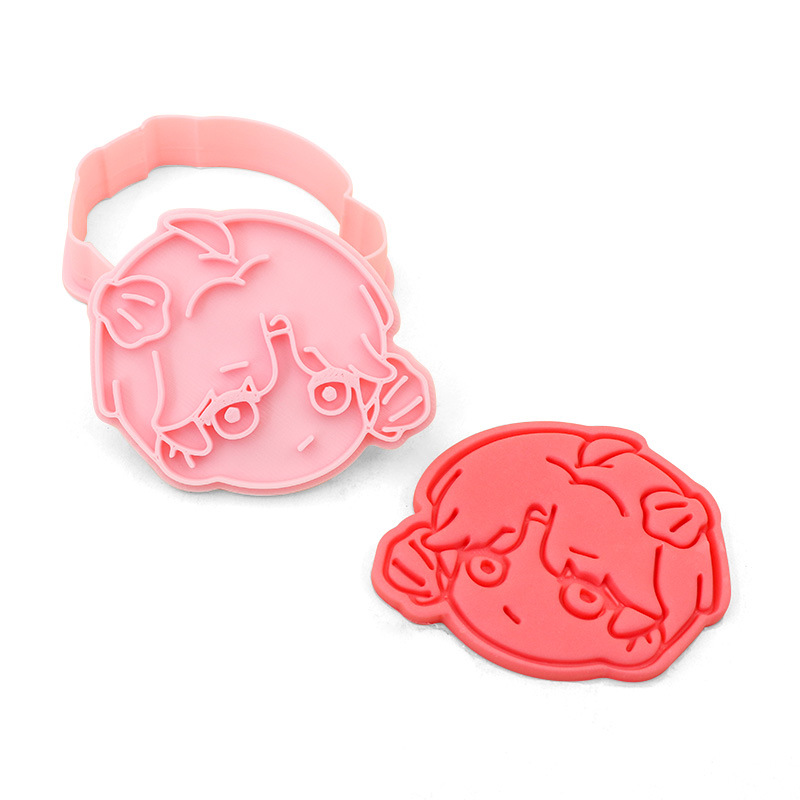 Nuevo juego de herramientas de modelo de impresión de galletas amor y fábrica de moldes de galletas de fondant de dibujos animados de espacio profundo al por mayor