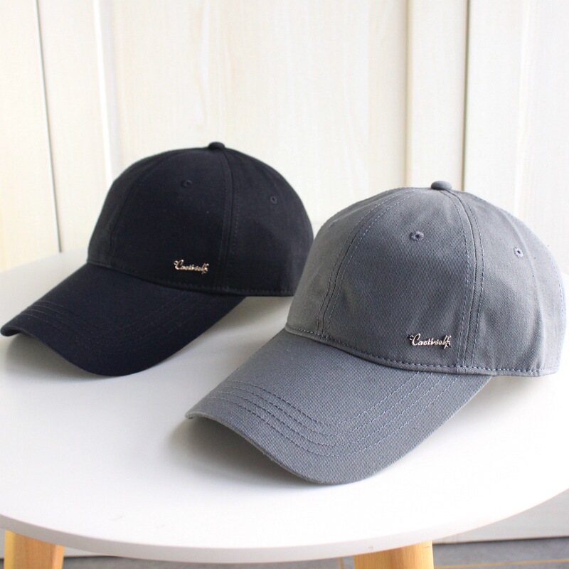 Cotton Big Head Size Suitable Hat Men's Fat Face Large Soft Top Long Brim Baseball Cap Children Large Size 60cm