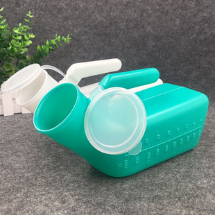 Guangjiqiao 1000 ml large capacity men's urinal plastic urinal with scale and lid portable night pot with lid