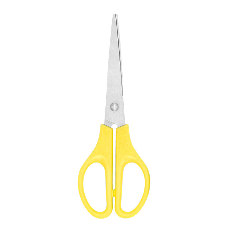 Plastic Handle Office Scissors, Child-Safe Non-Slip Scissors, Multi-Purpose Student Craft Scissors