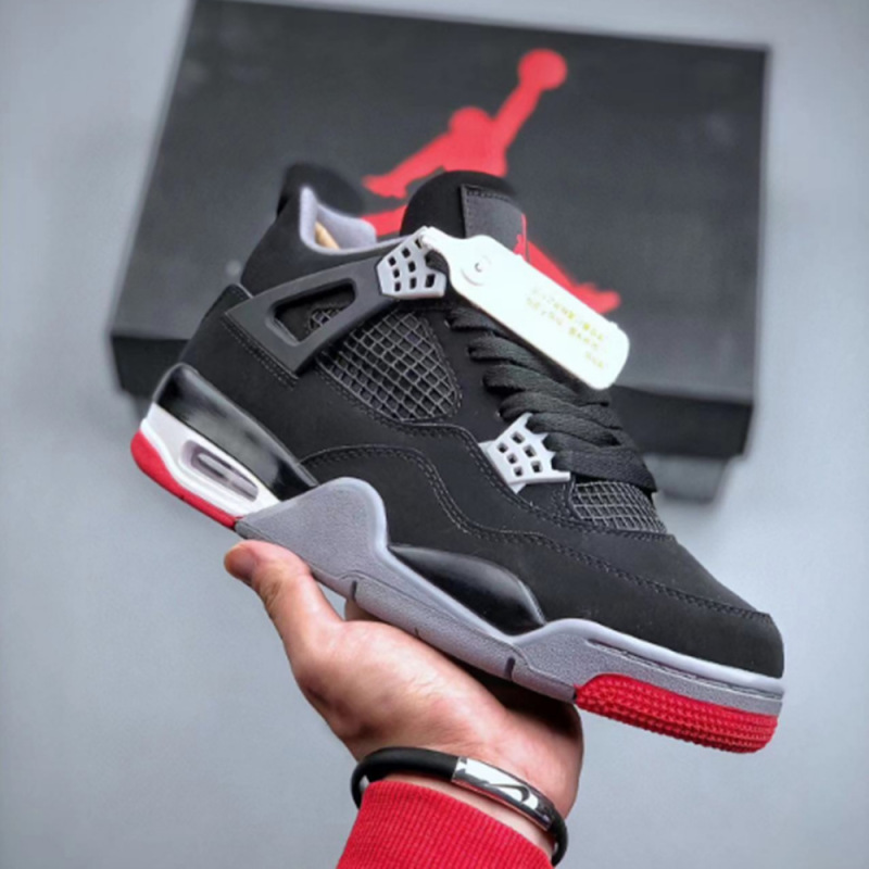 莆田靴工場卸売会社レベル AJ4 ミッドナイトブルー電気母黄白黒ジョー 4 外国貿易男性と女性のスポーツブルーシューズ|undefined