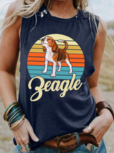 Beagle��ĸ�ɰ�����ͼ�� �ļ��¿�ŷ���羳��óŮװ���䱳��T��