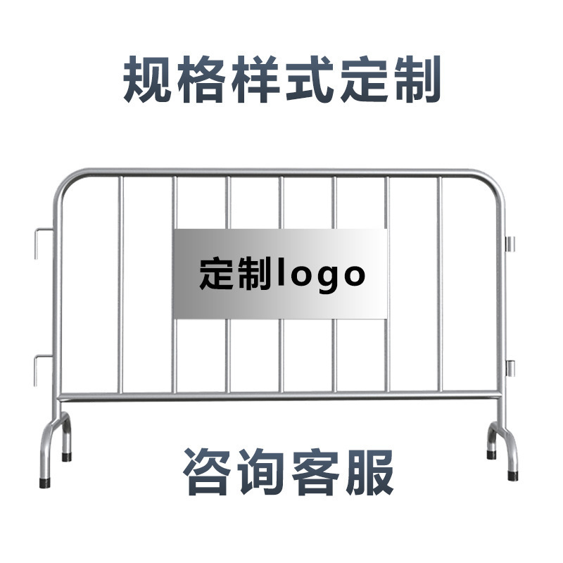 304不锈钢铁马移动护栏道路施工安全隔离围栏不锈钢铁马