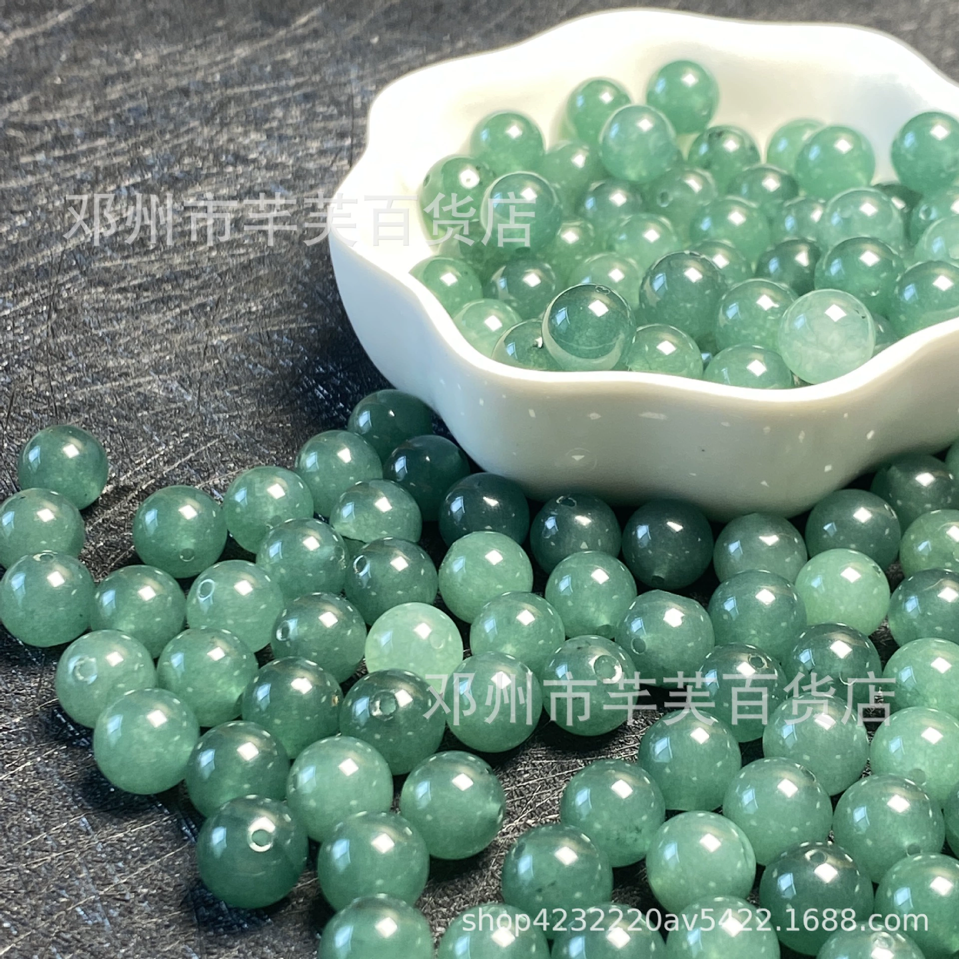 Emerald beads Myanmar, accessory, woven bracelet jade walnut
