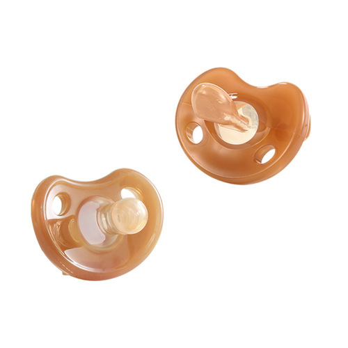Newborn baby uses pacifier day and night, super soft imitation breast milk baby silicone round flat head weaning and sleeping type play mouth