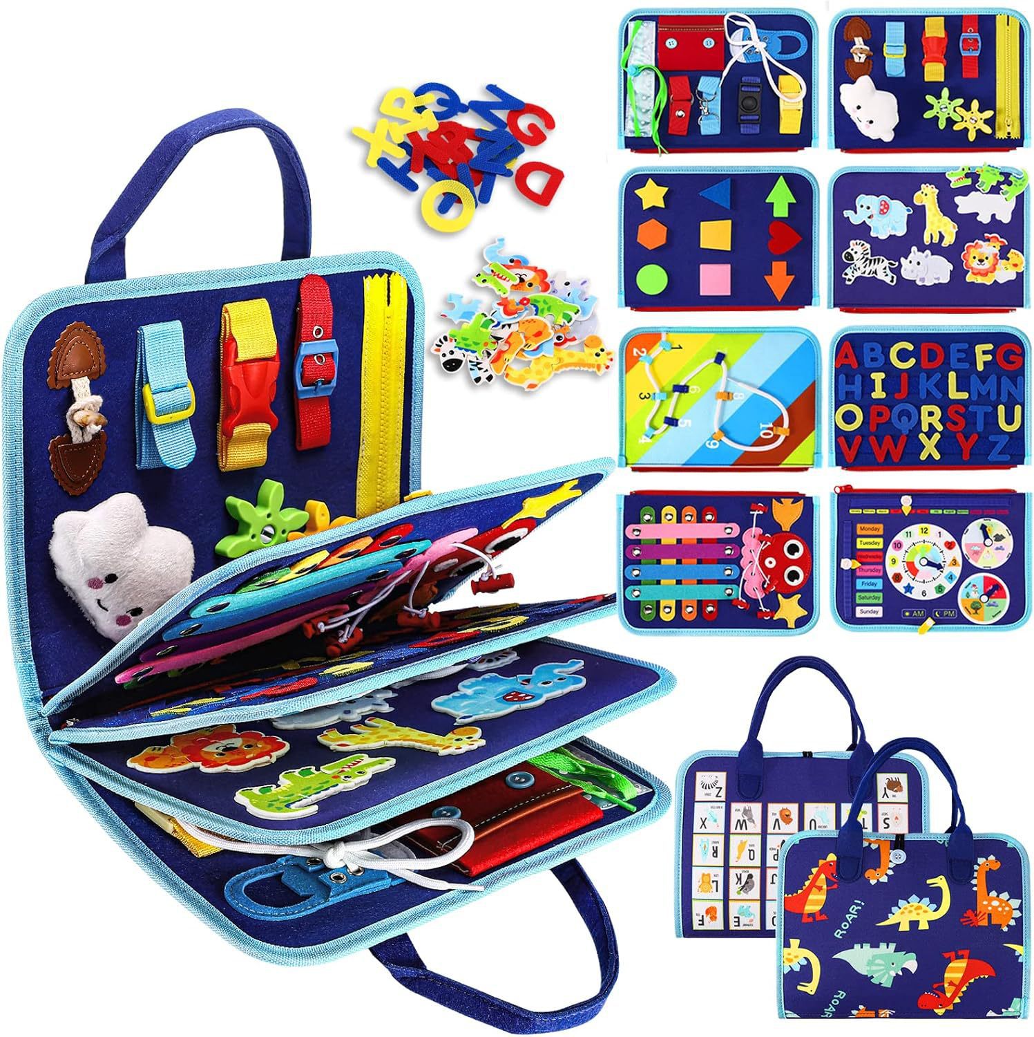Nuevo cartón de estudio de fieltro transfronterizo de venta caliente para bebés bolsas escolares de fieltro ocupadas para niños