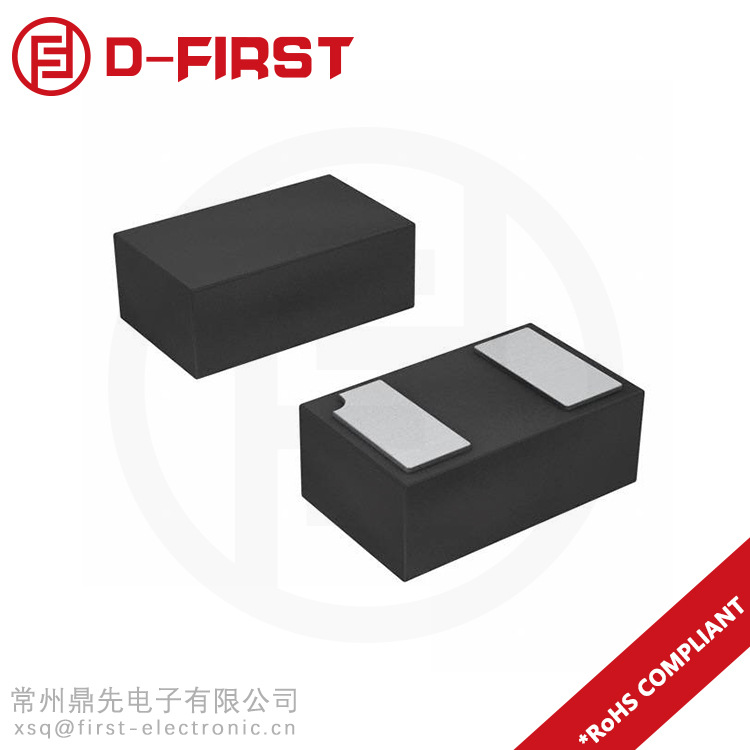DFN1006-2L小型封装的双向ESD二极管 12V 180W 8A 30PF   DC1221P