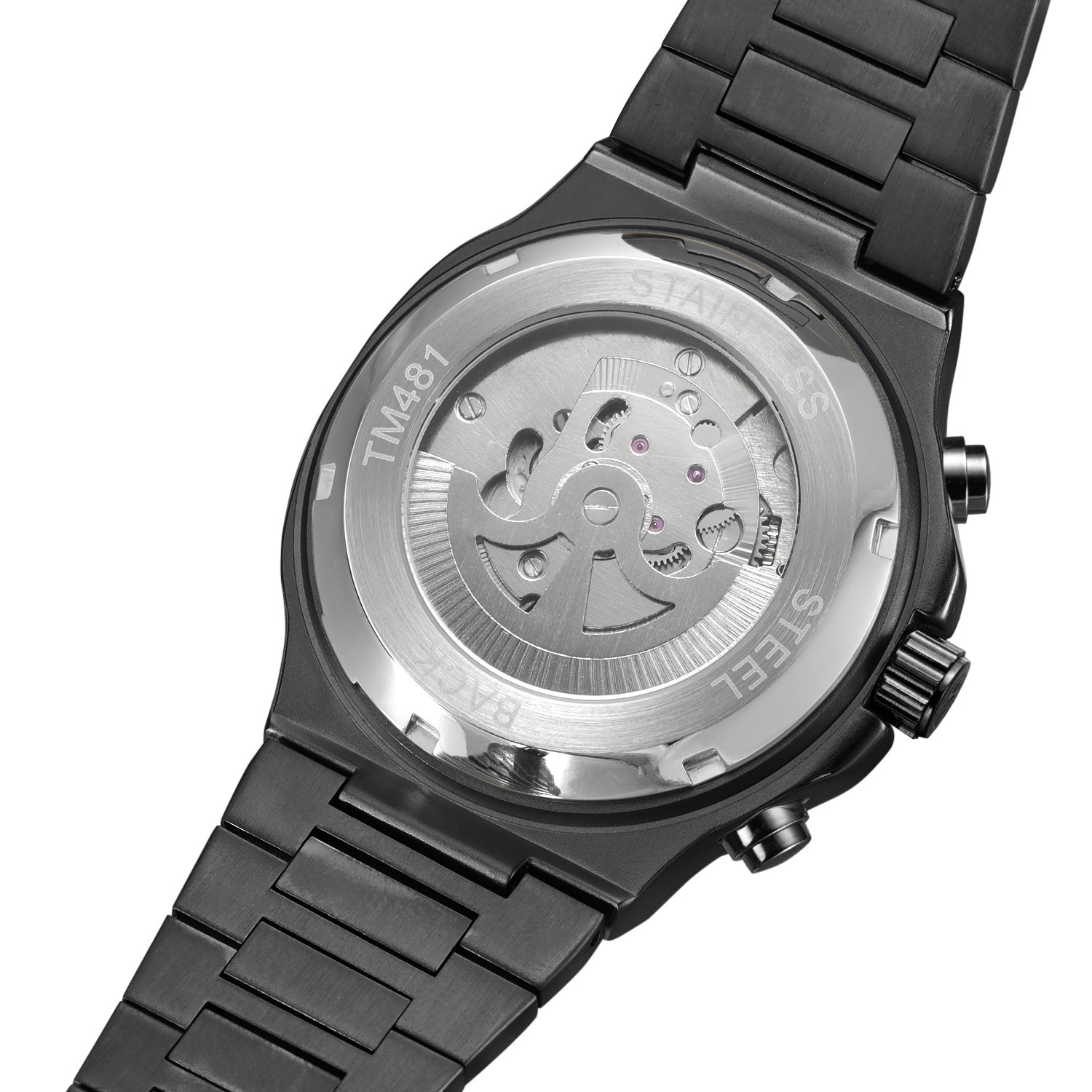 Forsining Automatic Men's Mechanical Watch Hollow Flywheel Design_voghion.com
