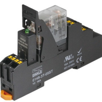 ���DINKLE Jϵ�н�����ֱ��ʽ���� �̵���,120VAC, 1C,12A���С